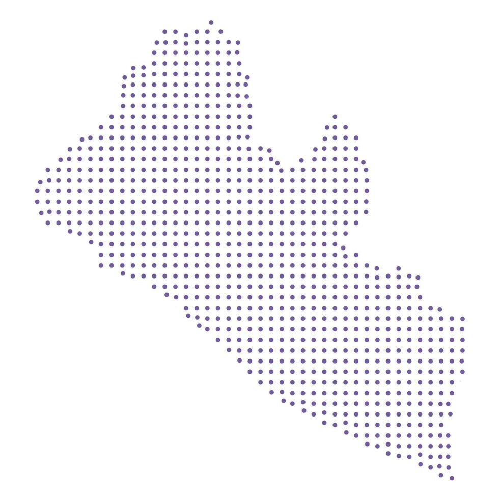 Lesotho map dotted pattern design purple circle vector