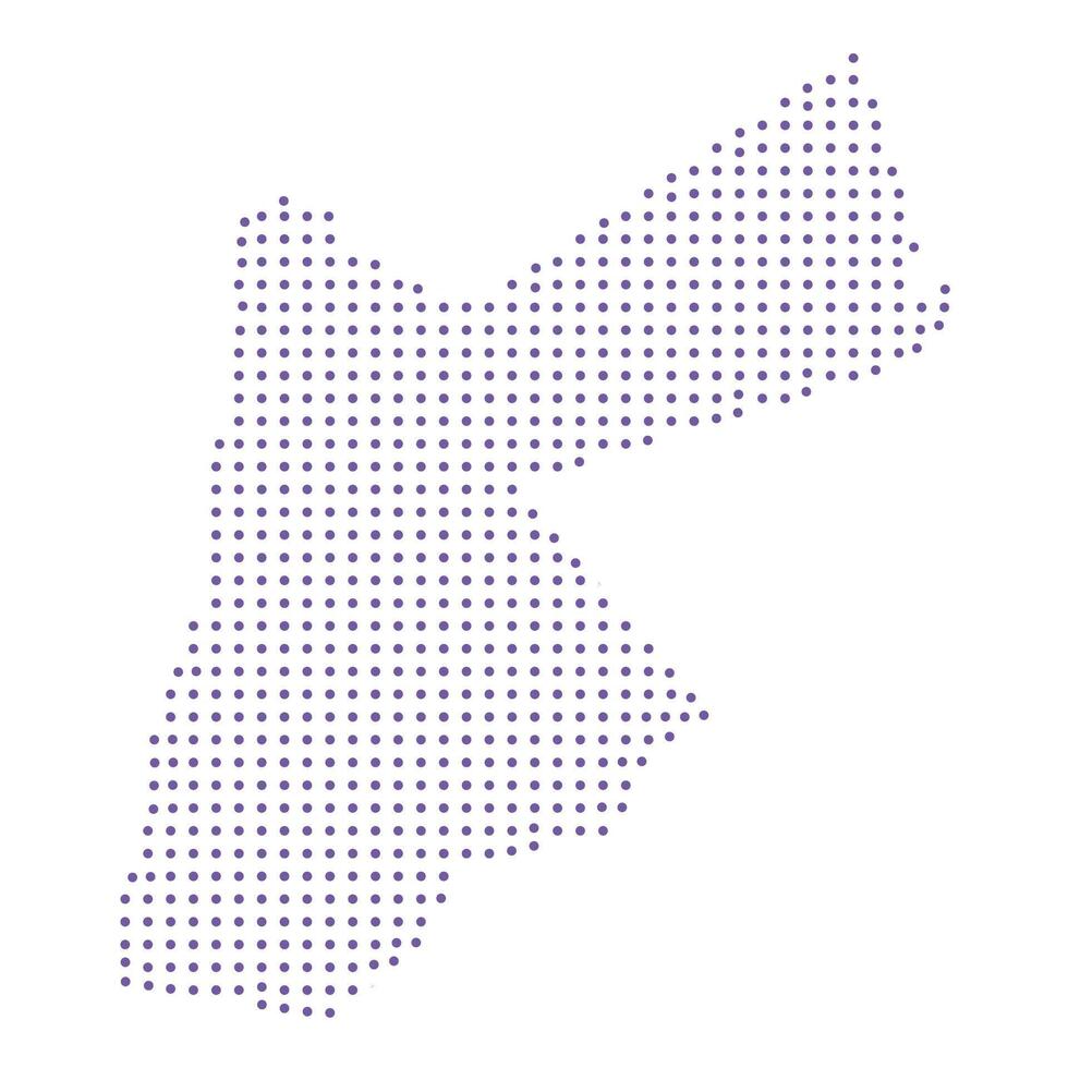Jordan map dotted pattern design purple circle vector