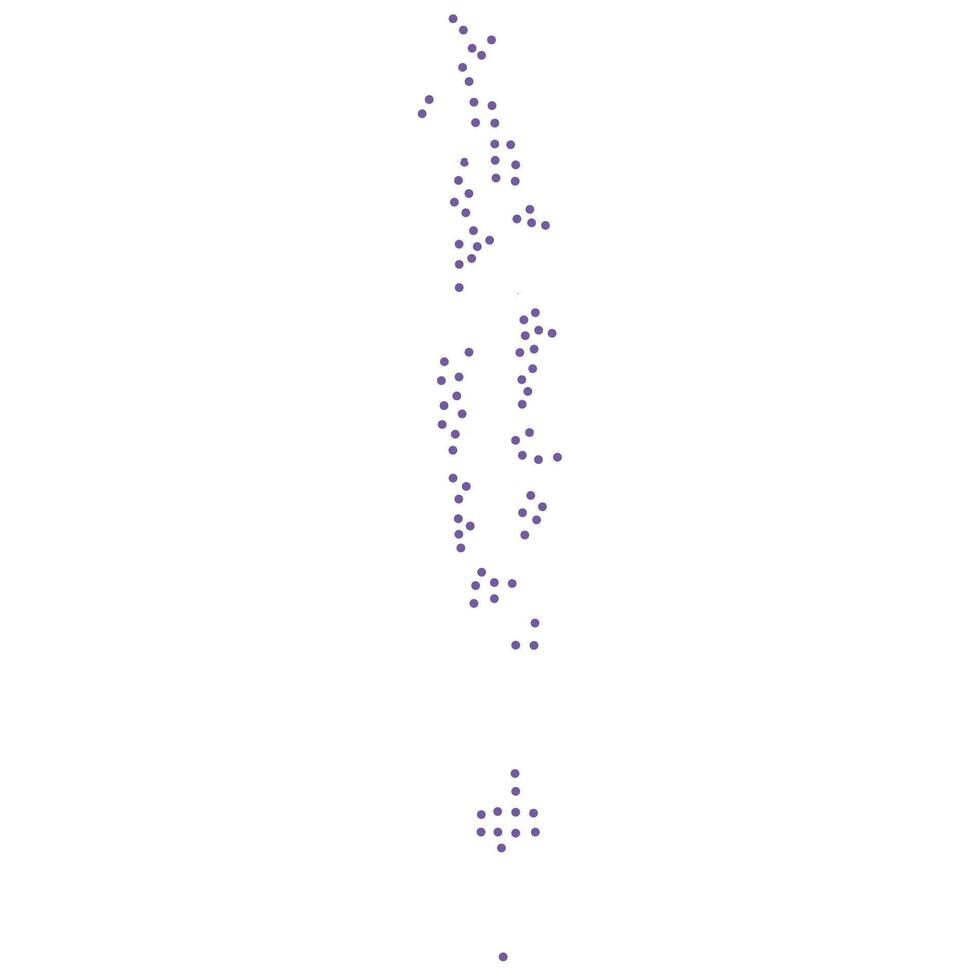 Malaysia map dotted pattern design purple circle vector