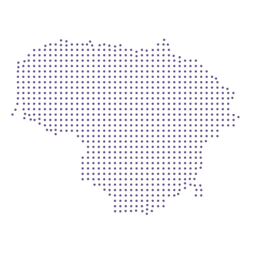 Liechtenstein map dotted pattern design purple circle vector