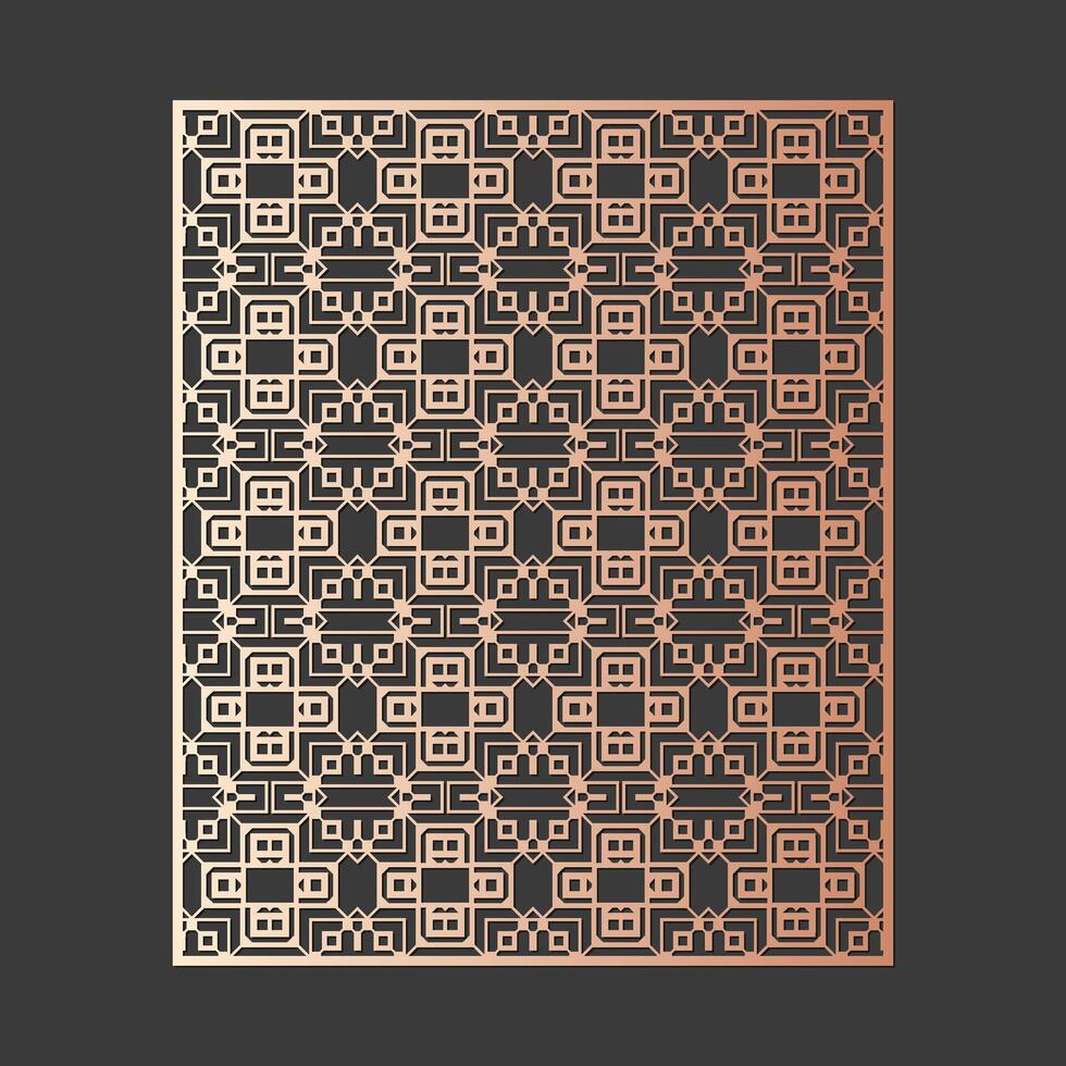 die cut decorative pattern design. vector