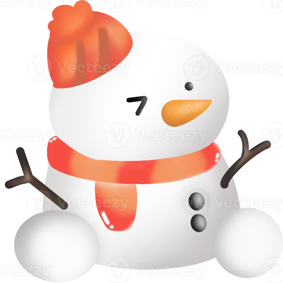 Christmas Snow man png