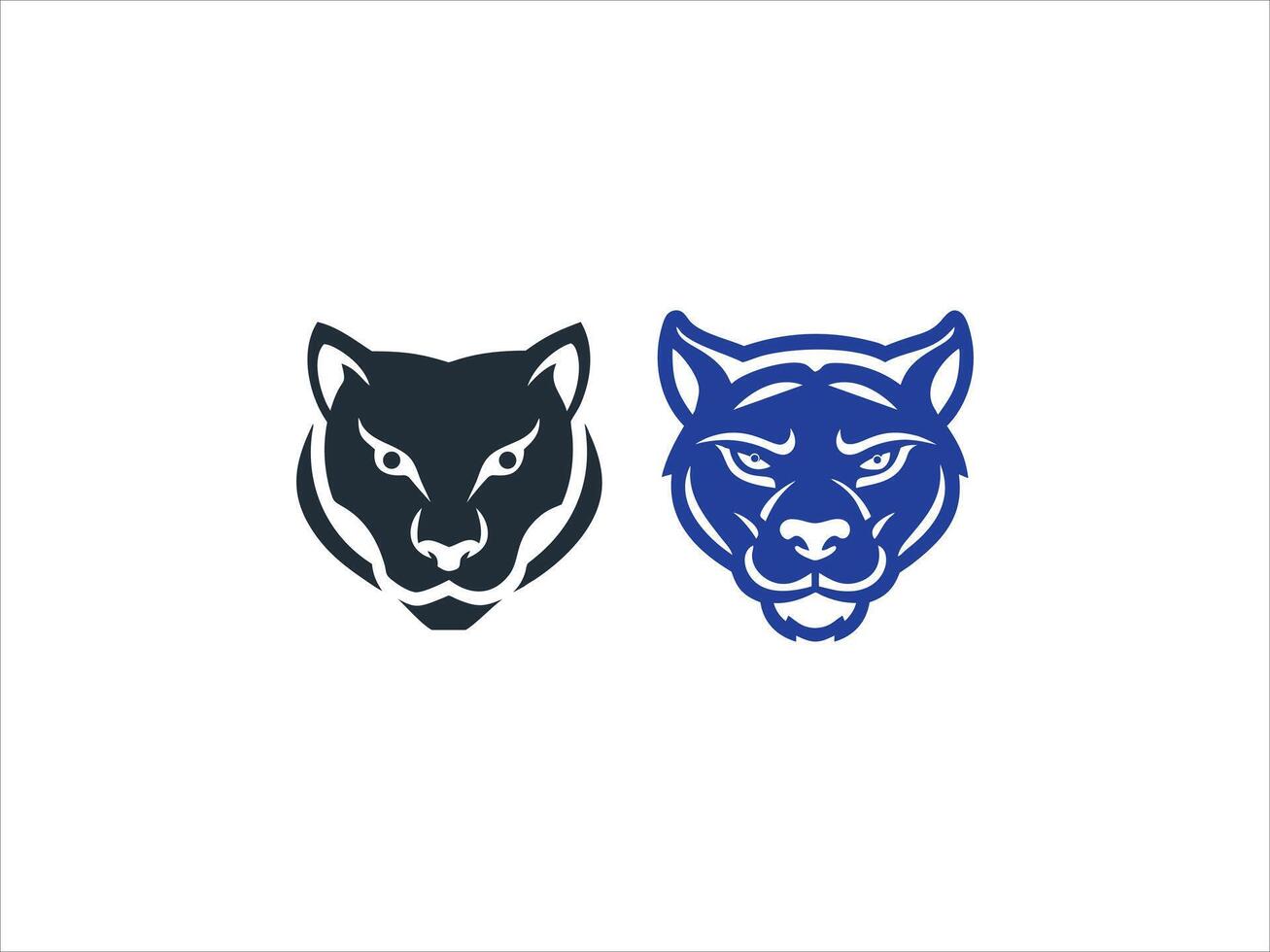 create panther logo online vector