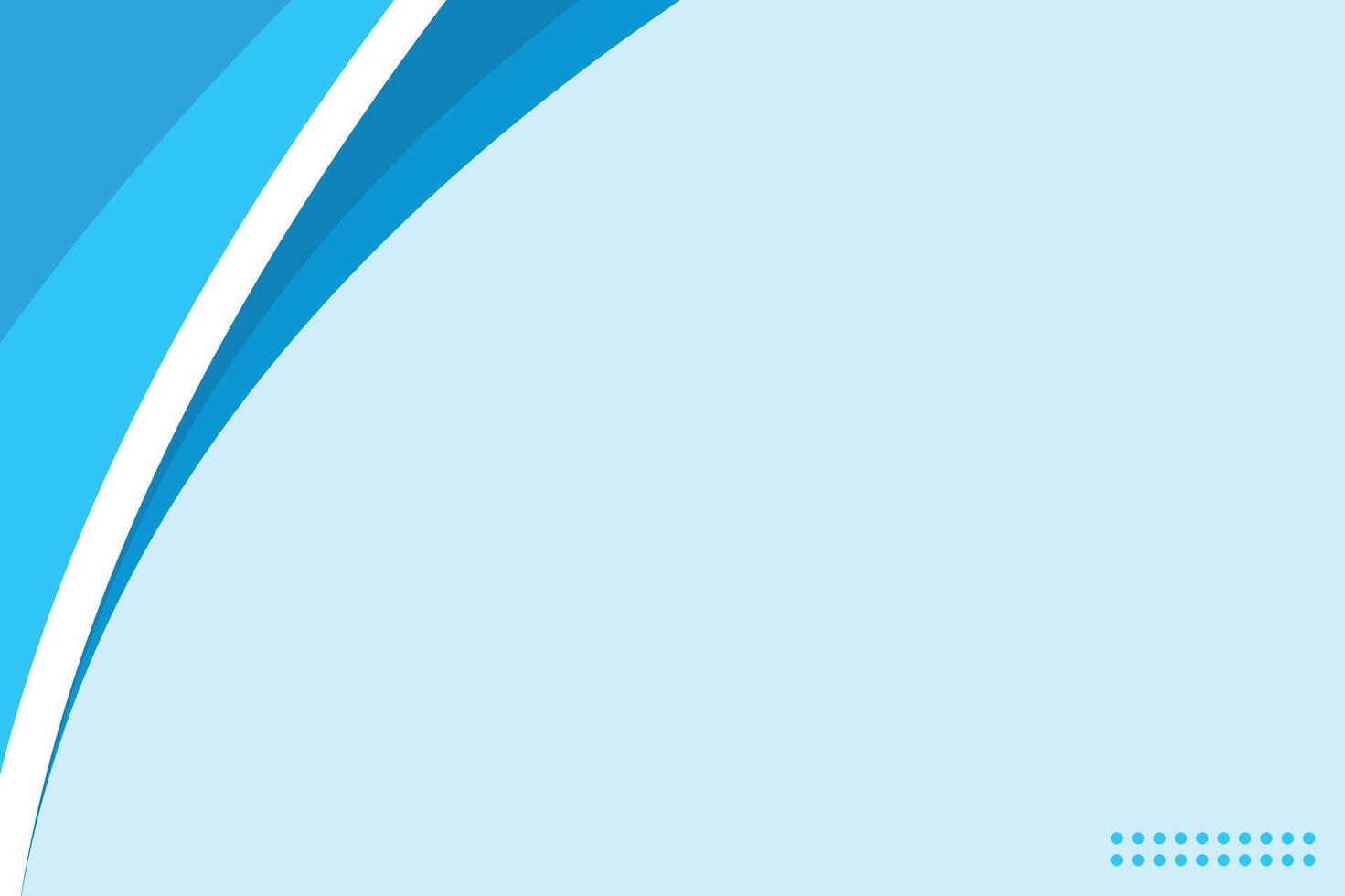 background blue wavy template brochure vector