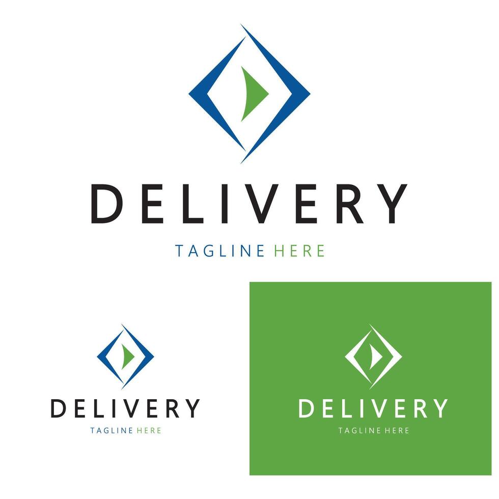 logistics logo icon illustration distribution symbol delivery of goods economy finance vector