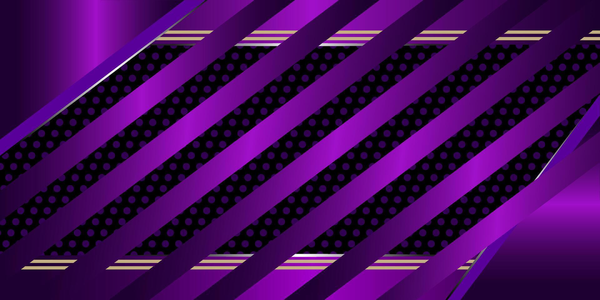 Purple Abstract Diagonal Stripes Background with Dotted Pattern vector