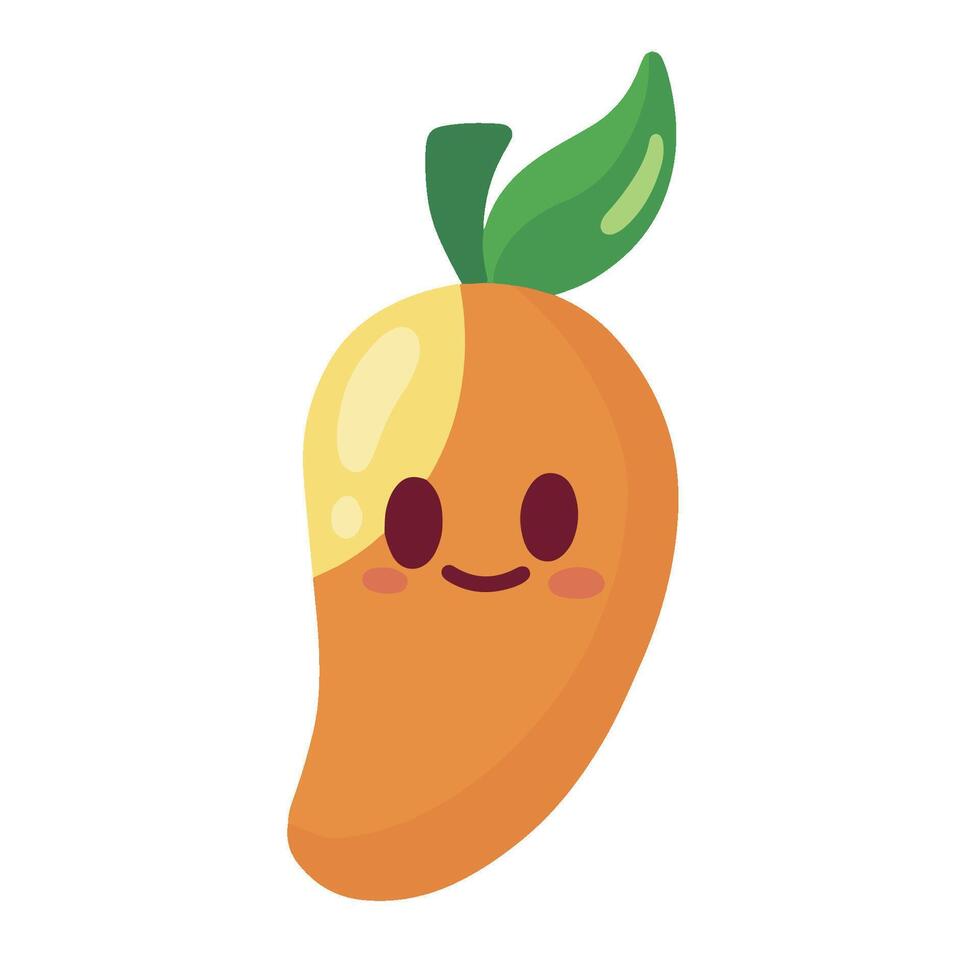Bright and Modern Flat Style Mango Elements vector