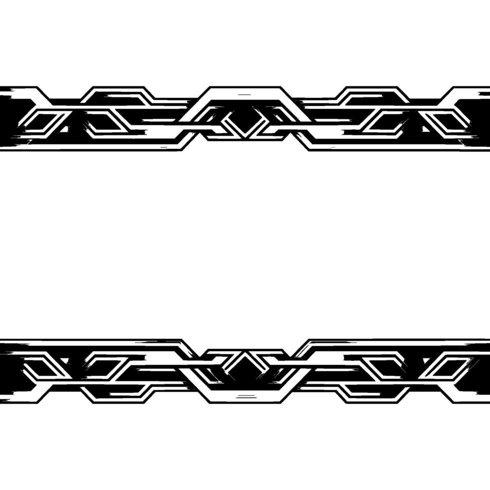 Geometric Silver Frame on Gradient Background vector