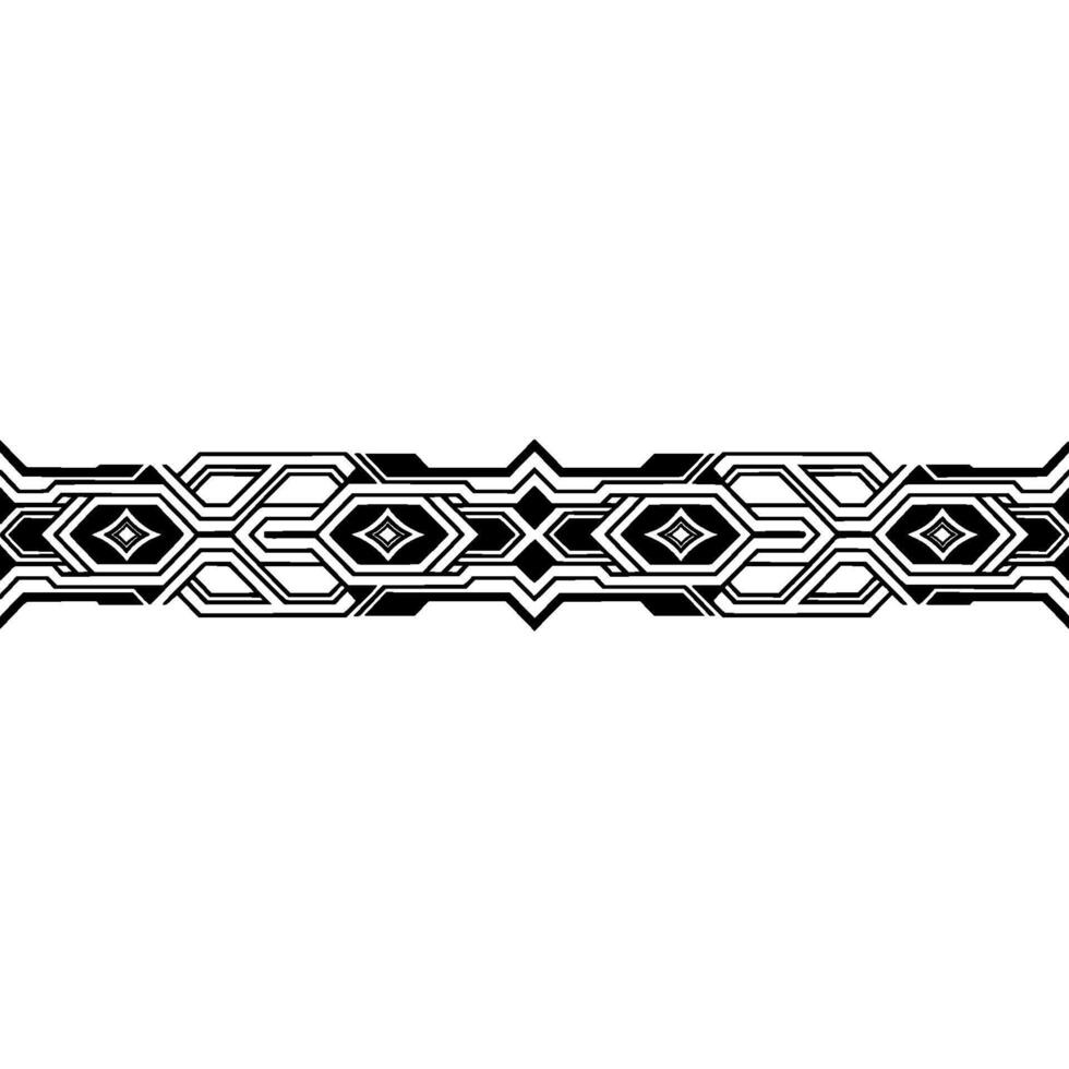 Geometric Border Ornament Modern, Minimalist on a Light Background vector