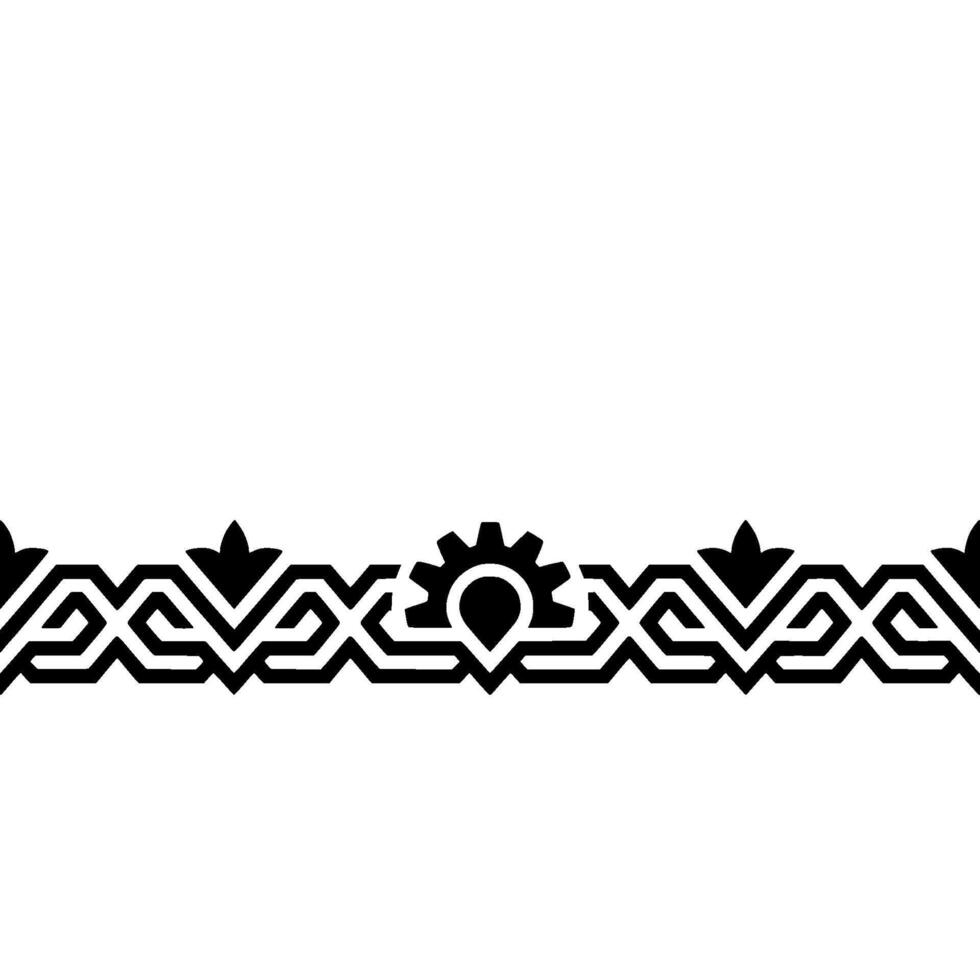 Geometric Black Border With Gear and Drop vector
