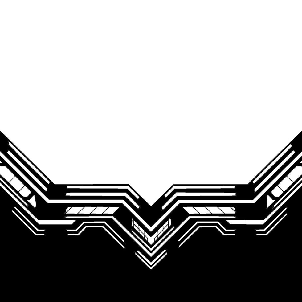 Abstract Geometric Black White With Copy Space vector