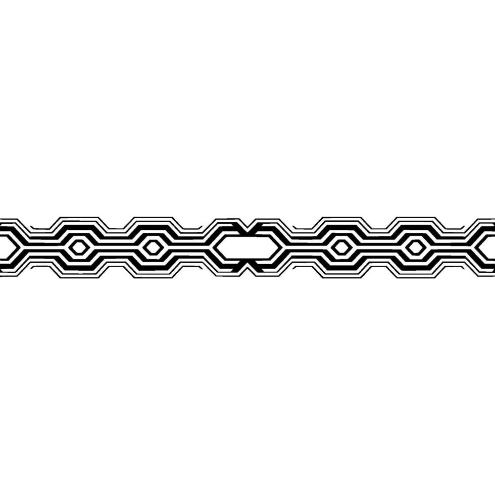Minimalist Tech Abstract Border Geometric Pattern on White Background vector