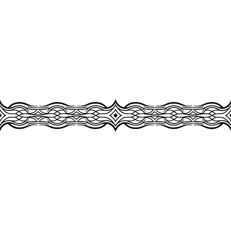 Elegant Ornamental Border Black Lines on Gradiant Background vector