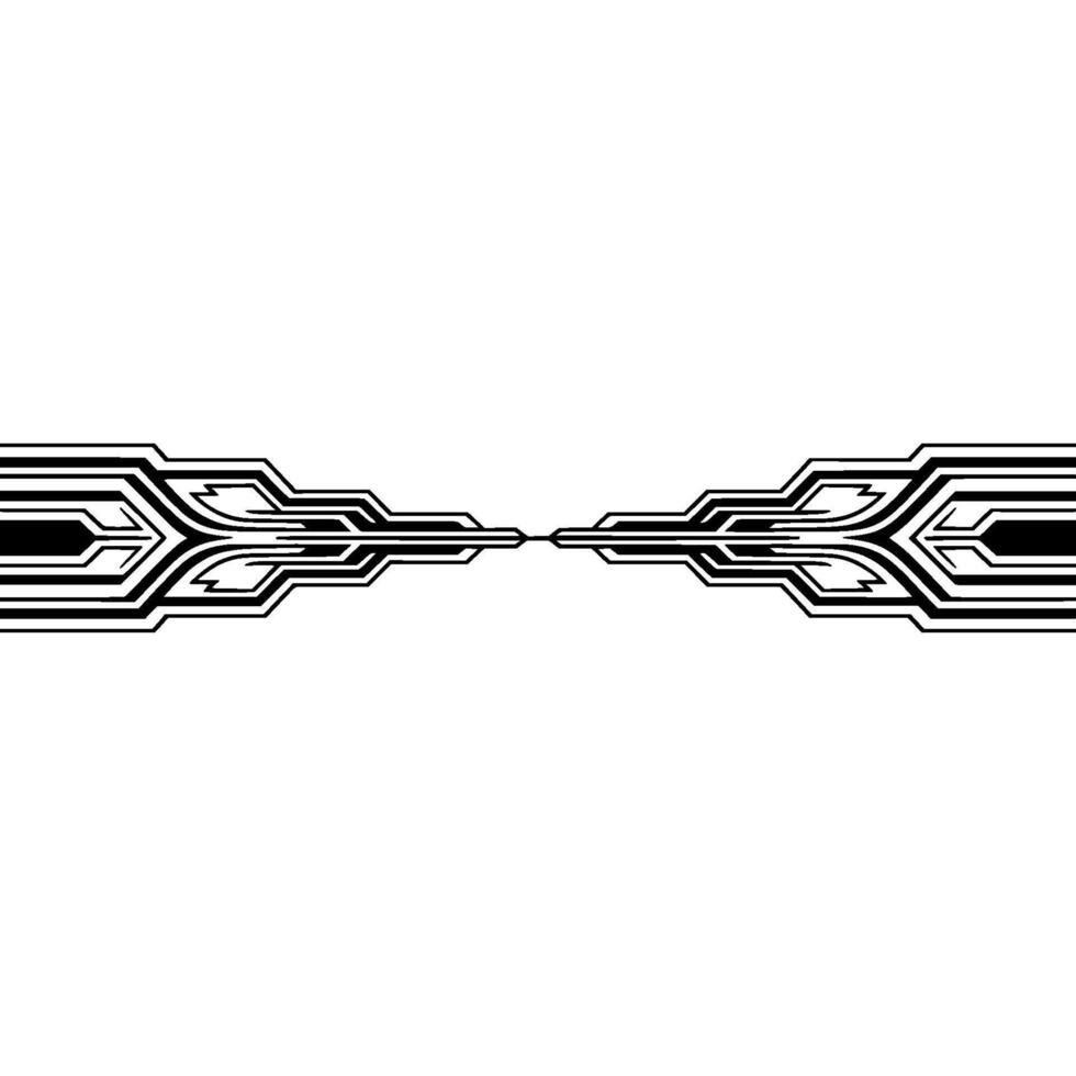 Abstract Tech Circuit Minimalist Lines on Gray Background vector