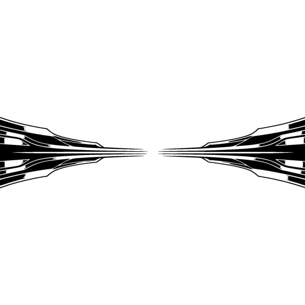 Abstract Geometric Element, Black, Silver, White vector