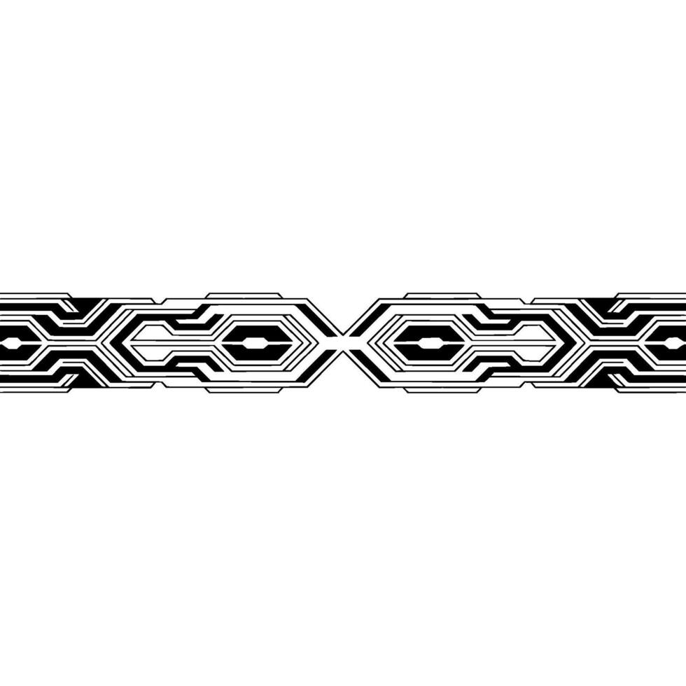 Futuristic Tech Black Circuitry on White Gradient vector