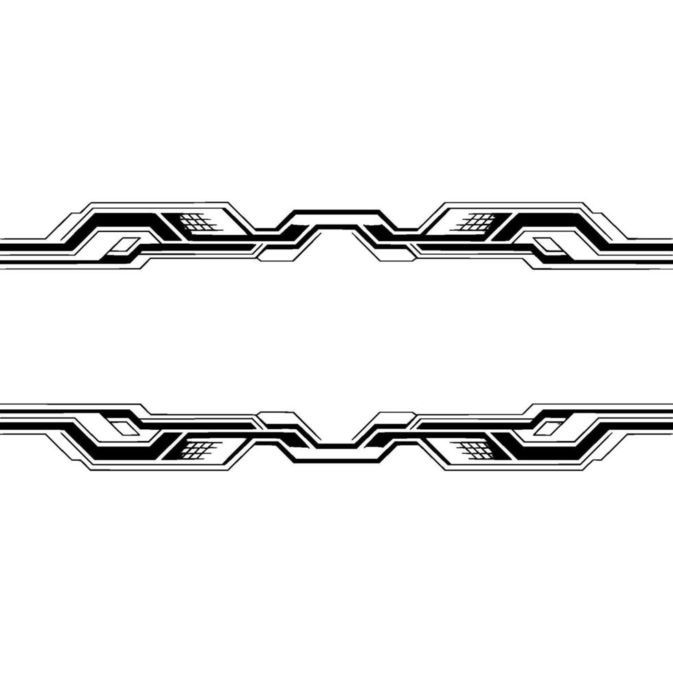 Futuristic Tech Banner Clean Lines, Abstract , Digital Background vector