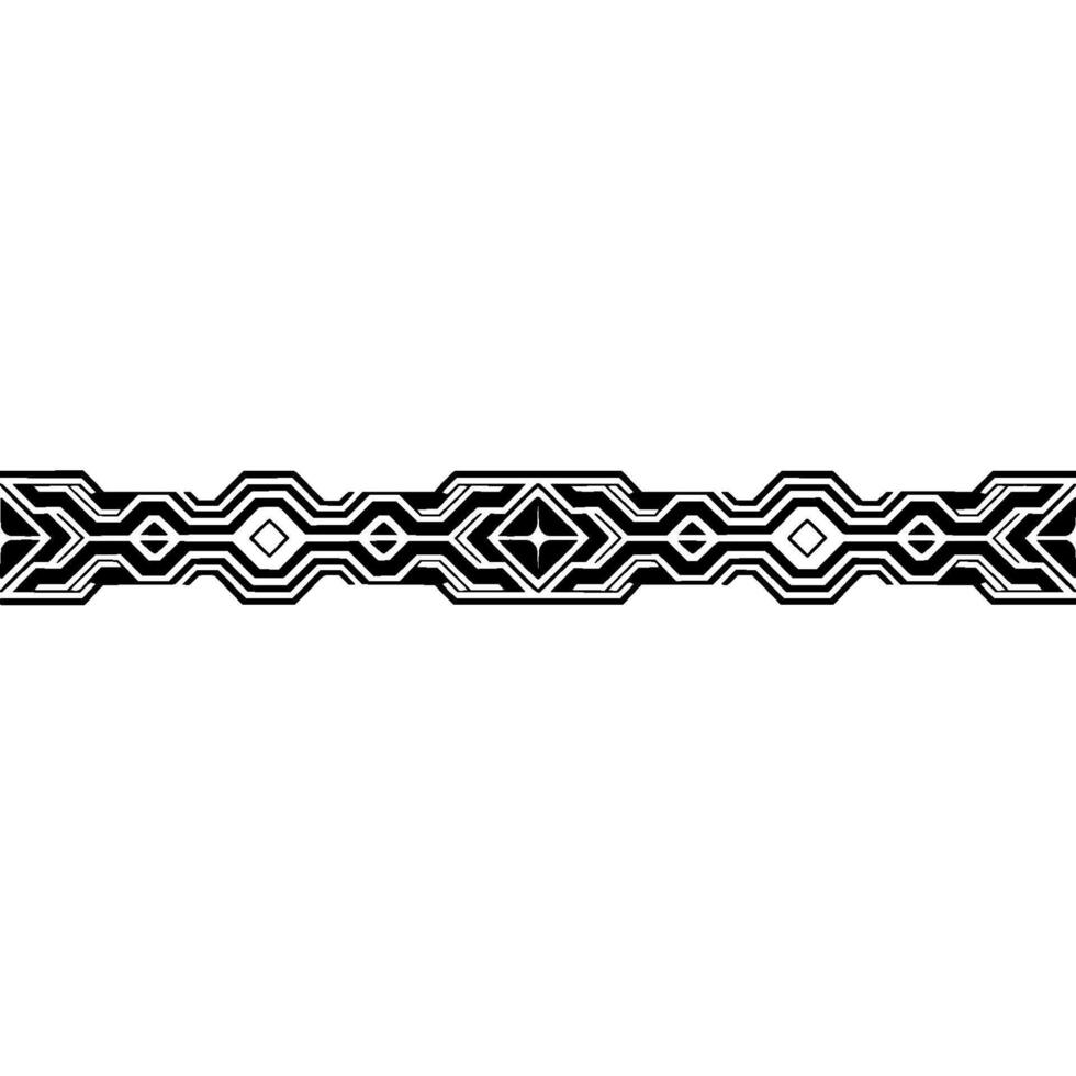 Geometric Border Minimalist Ornament on Gradient Background vector