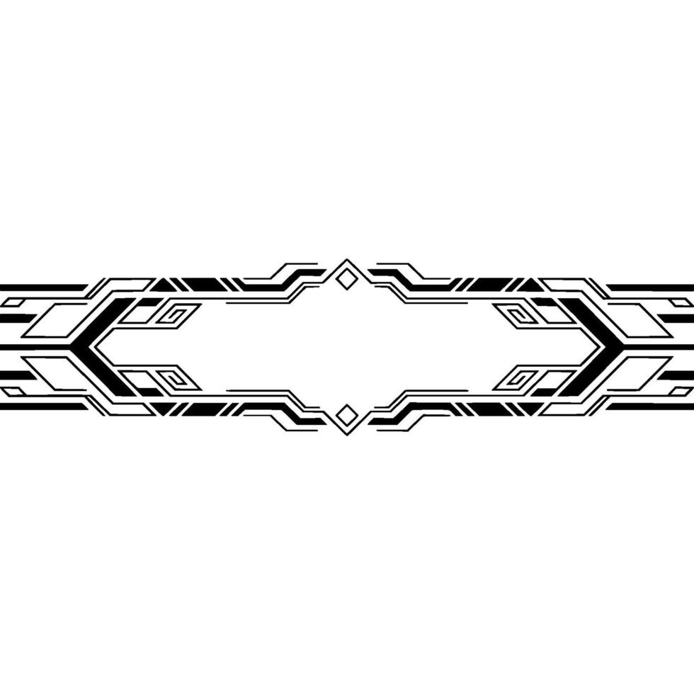 Art Deco Border , Geometric on Gradiant Background vector