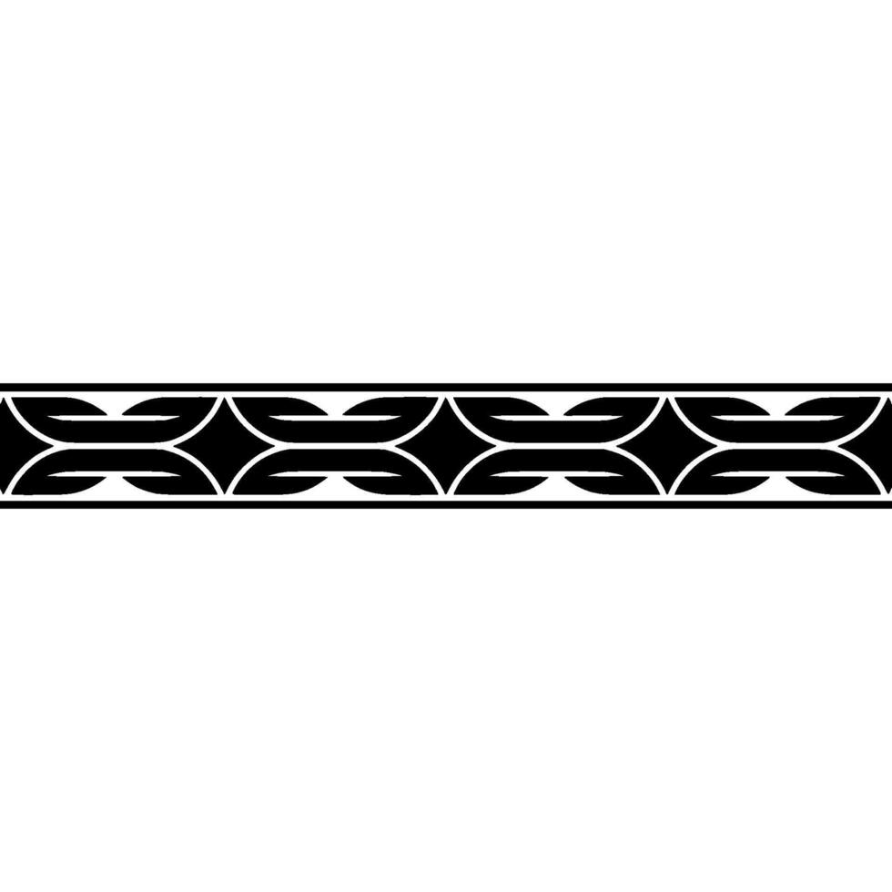Minimalist Black Geometric Border on White Background vector