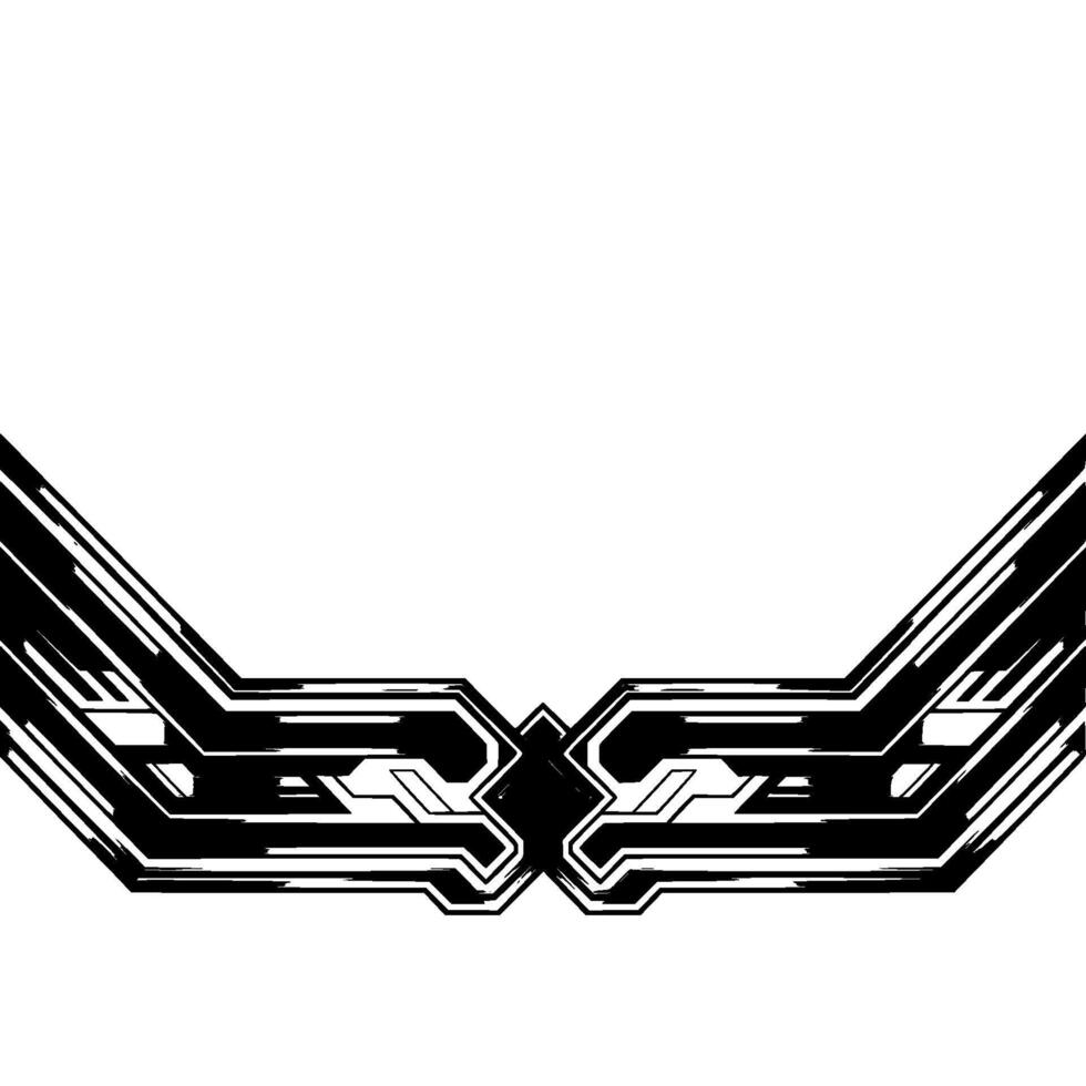 Abstract Cybernetic Futuristic Background With Silver Detail vector