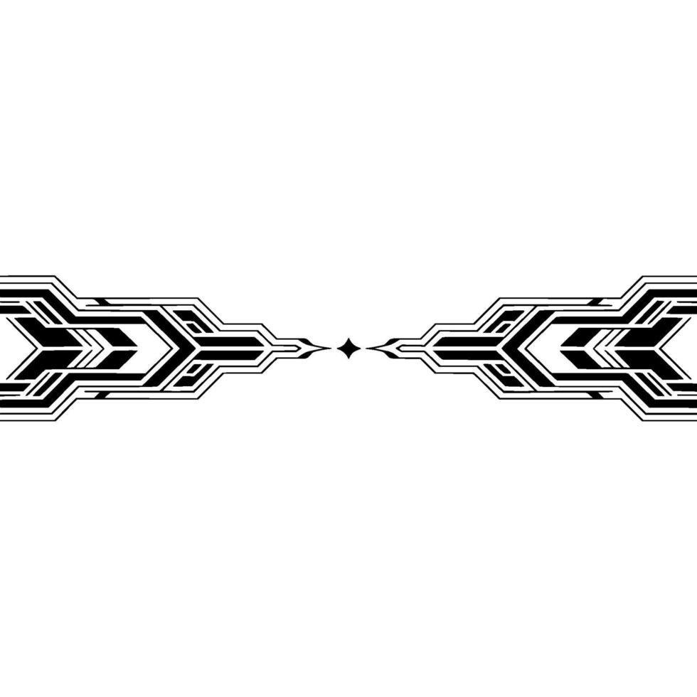 Minimalist Geometric Tech Divider Black Lines on Gray Background vector