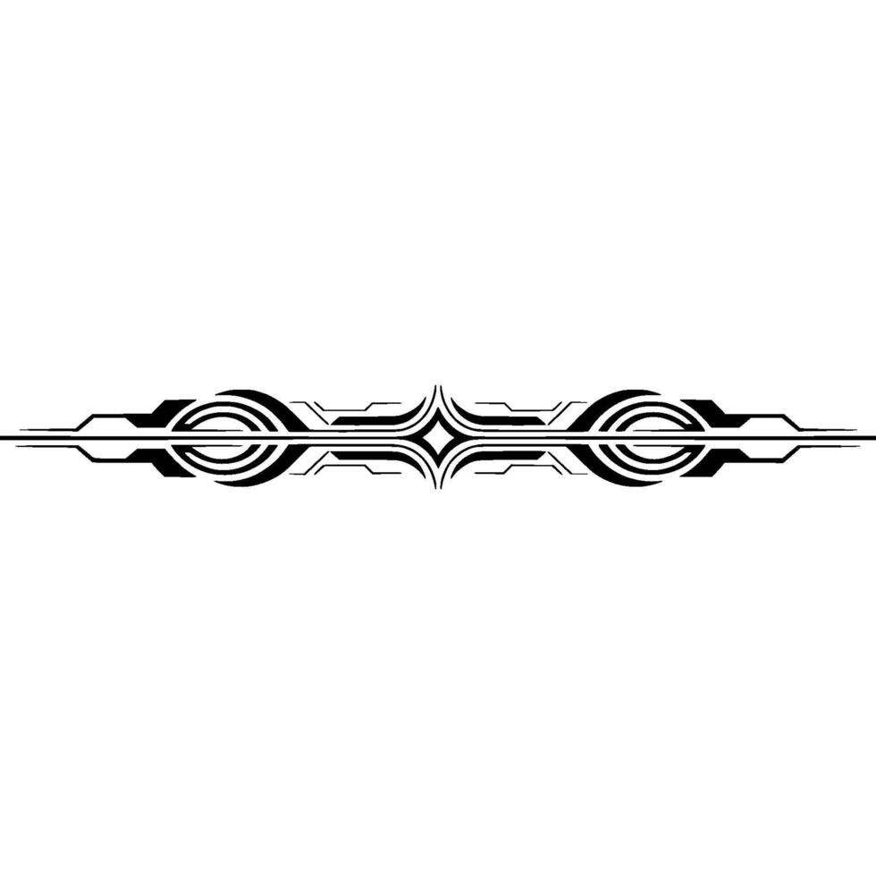 Futuristic Line Element Black White Minimalist vector