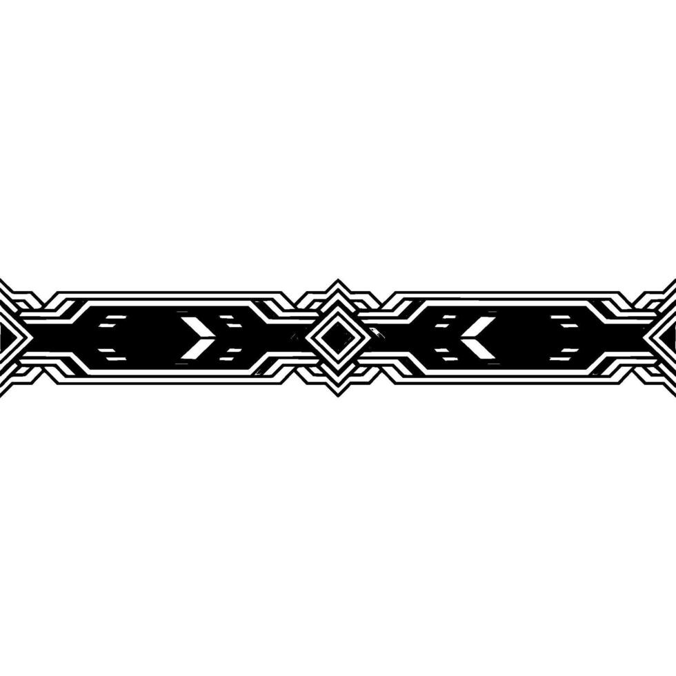 Abstract Geometric Border in Grayscale, Clean Aesthetic vector