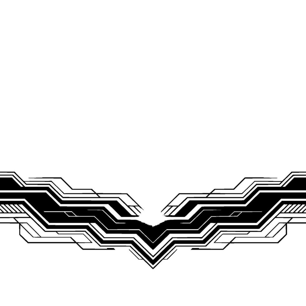 Abstract Tech Futuristic Circuitry With Bright Flare, Grey Background vector