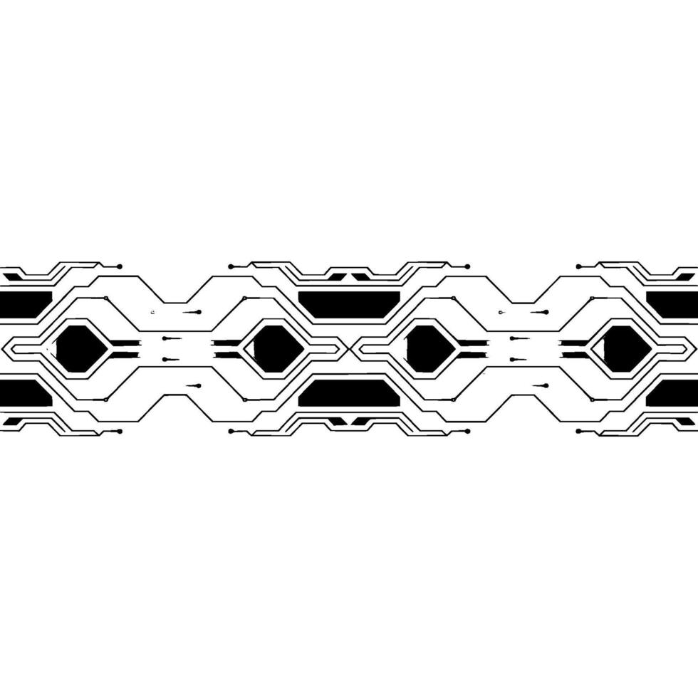 Abstract Circuit Board Pattern on Light Gray Background vector