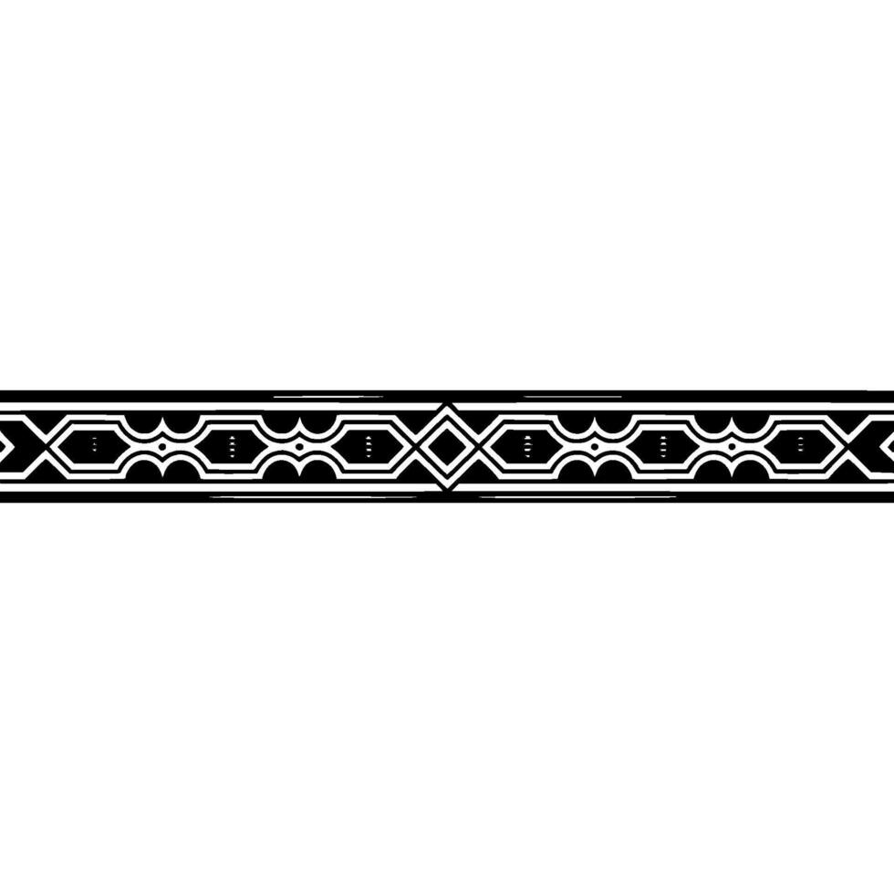 Modern Geometric Border, Black White, Elegant Minimalist vector