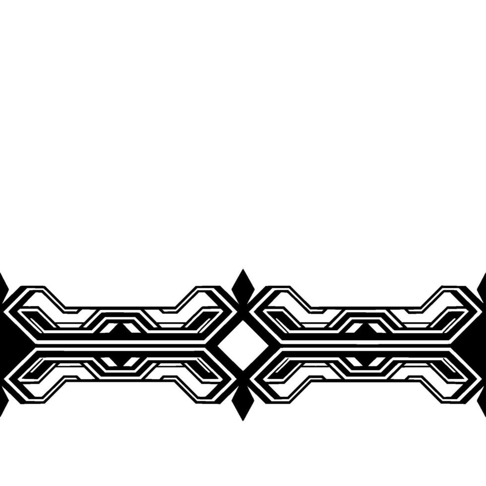 Abstract Geometric Border Futuristic Element vector