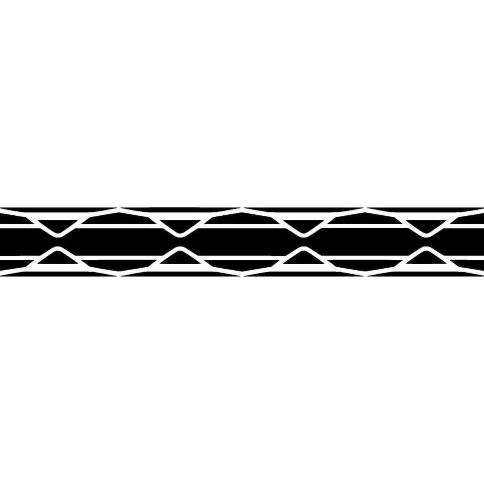 Minimalist Geometric Black and White Pattern vector