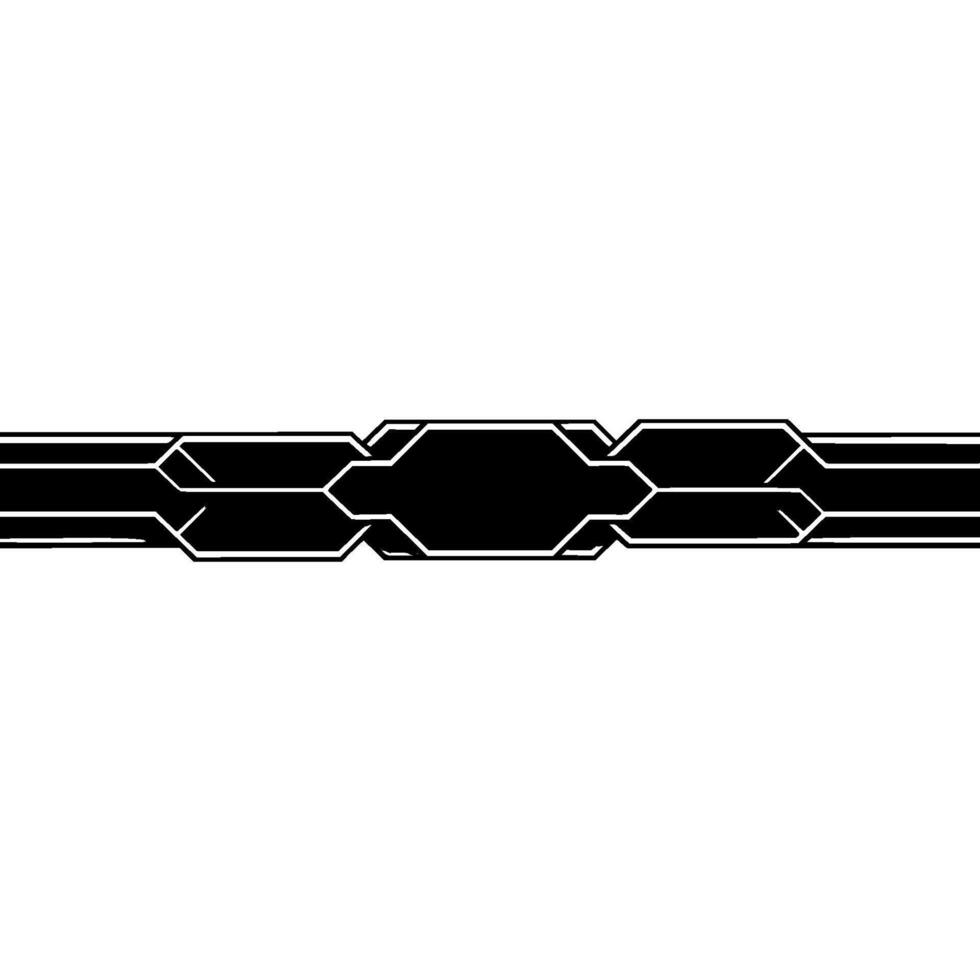 Abstract Geometric Tech Banner With Shadows and Negative Space vector