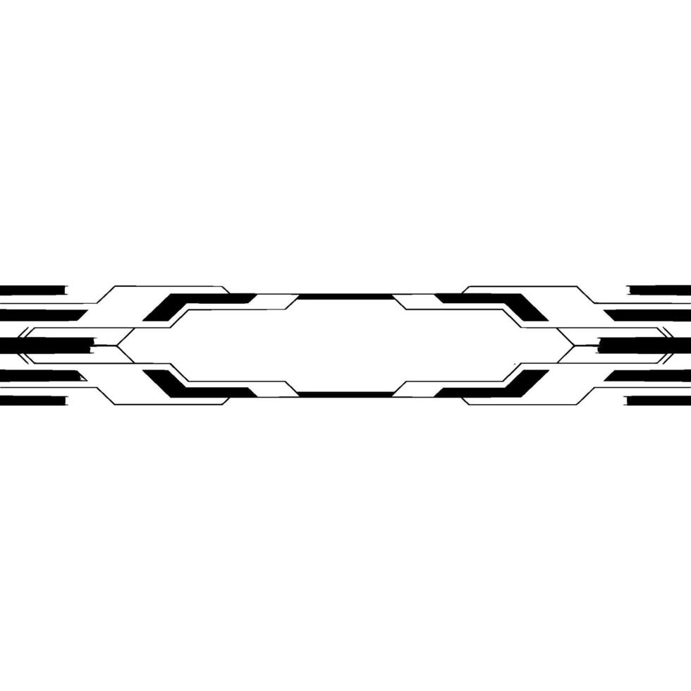 Minimalist Tech Frame Geometric Lines Gradients on White vector