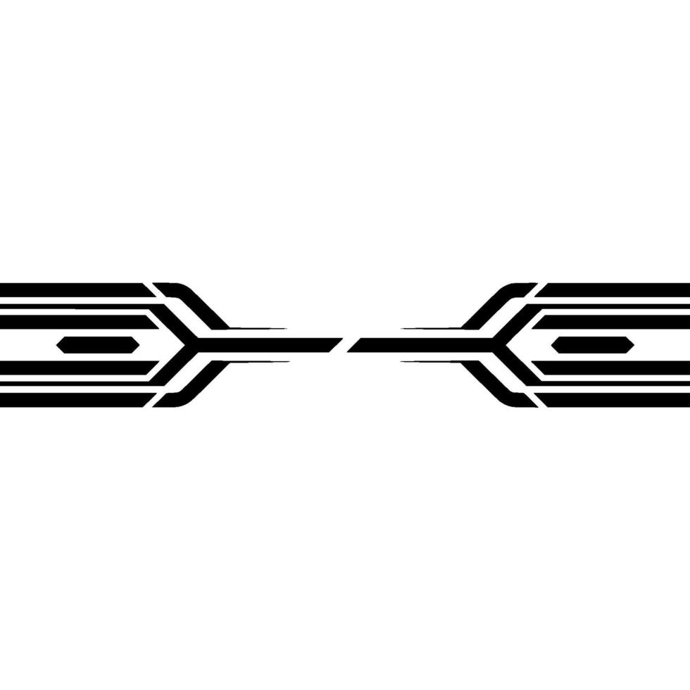 Abstract Geometric Line Minimalist With White Space vector