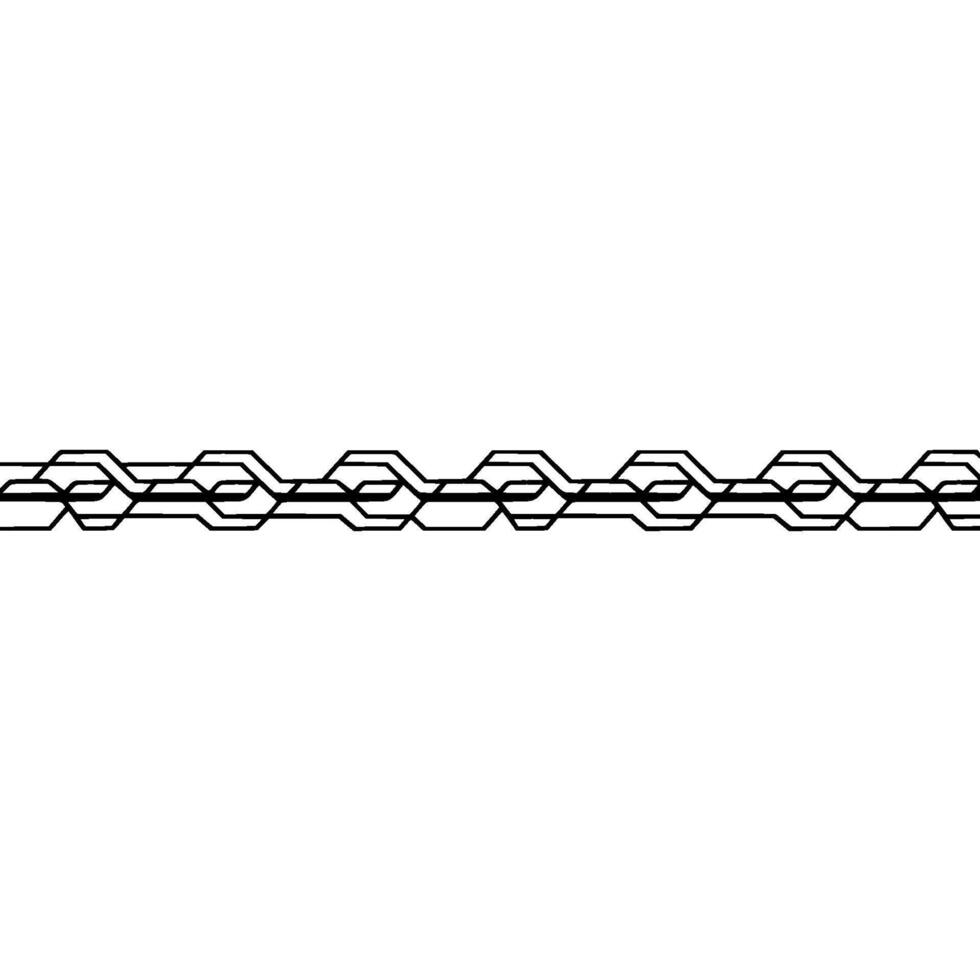 Abstract Geometric Line Art Black Pattern on White Background vector