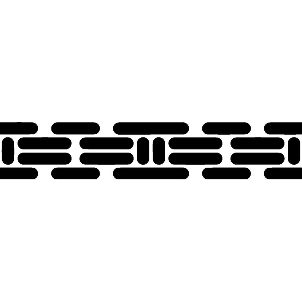 Minimalist Abstract Black Block Border vector