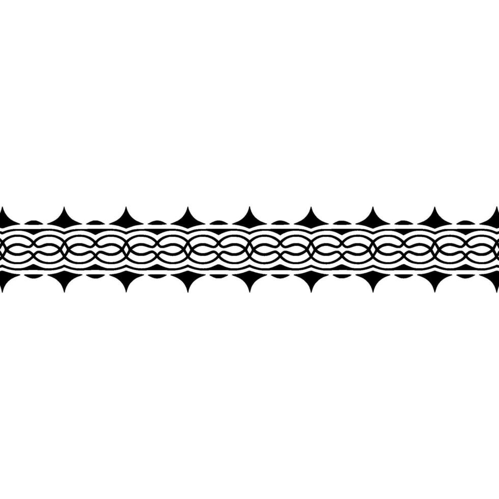 Ornate Black Border on White Background, Abstract Pattern vector