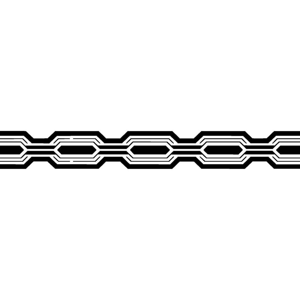 Minimalist Geometric Line Modern Abstract Border vector