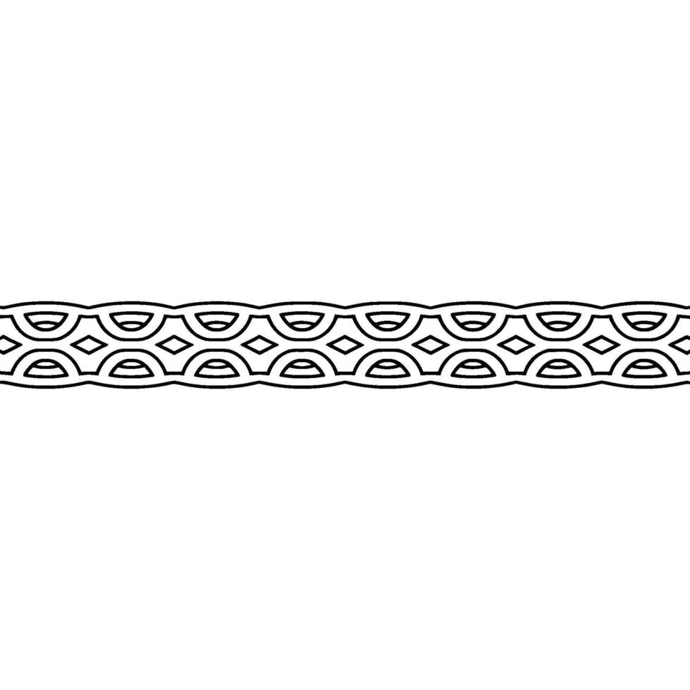 Minimalist Geometric Border on Beige Background vector