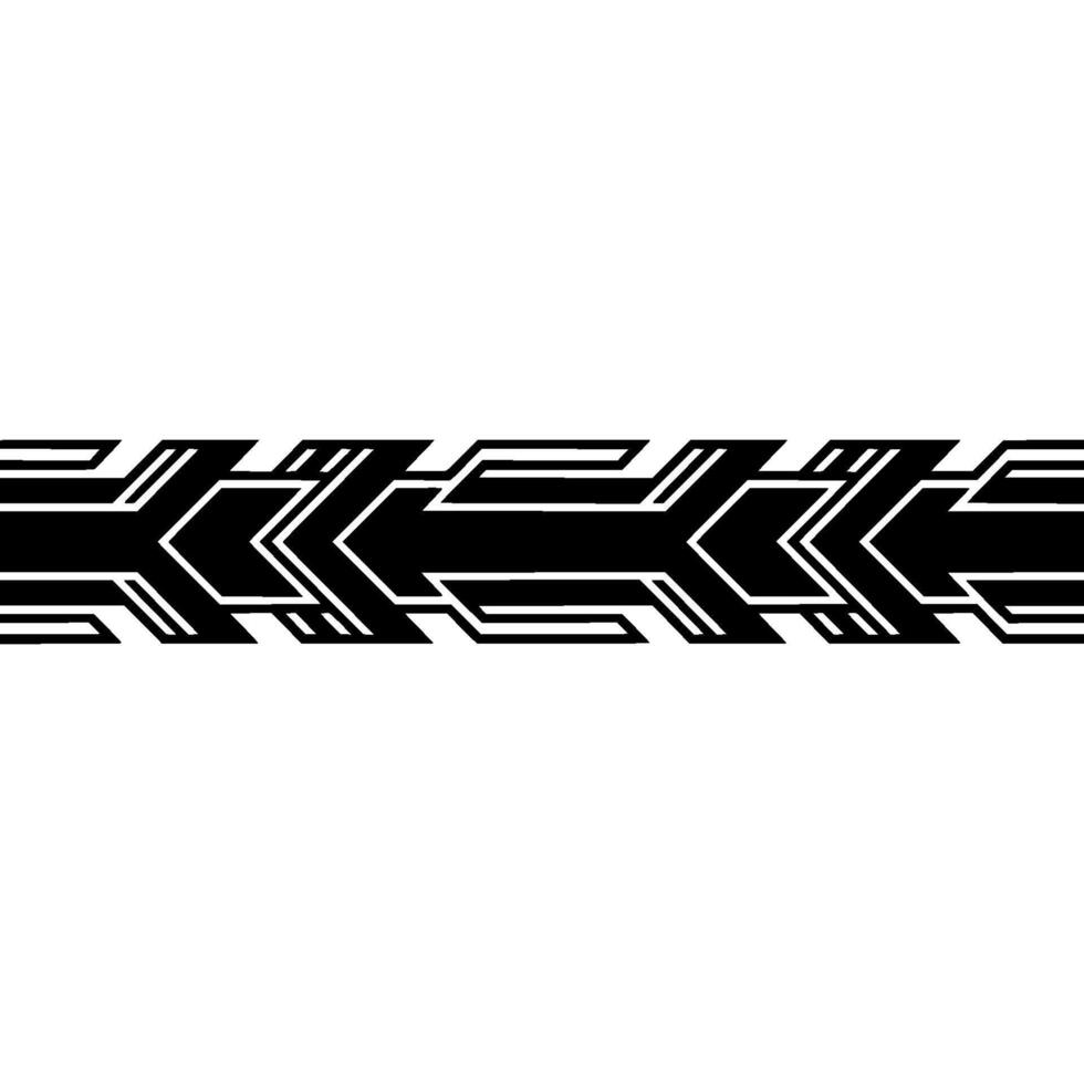Bold Geometric Arrow Pattern on White Background vector