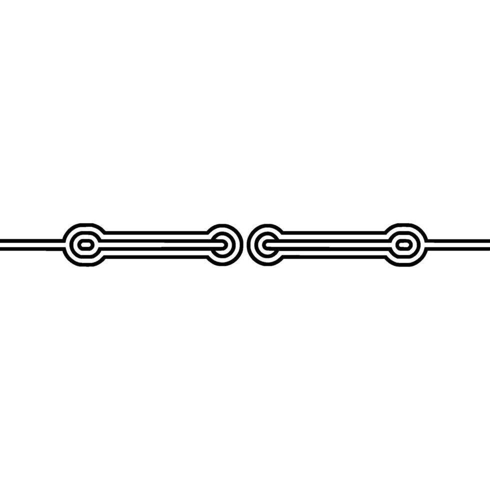 Minimalist Black White , Retro Element, Dividers vector