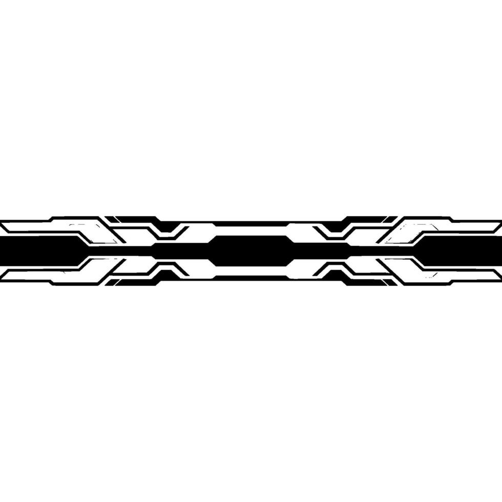 Futuristic Abstract Border , Gray and Black, Minimalist vector