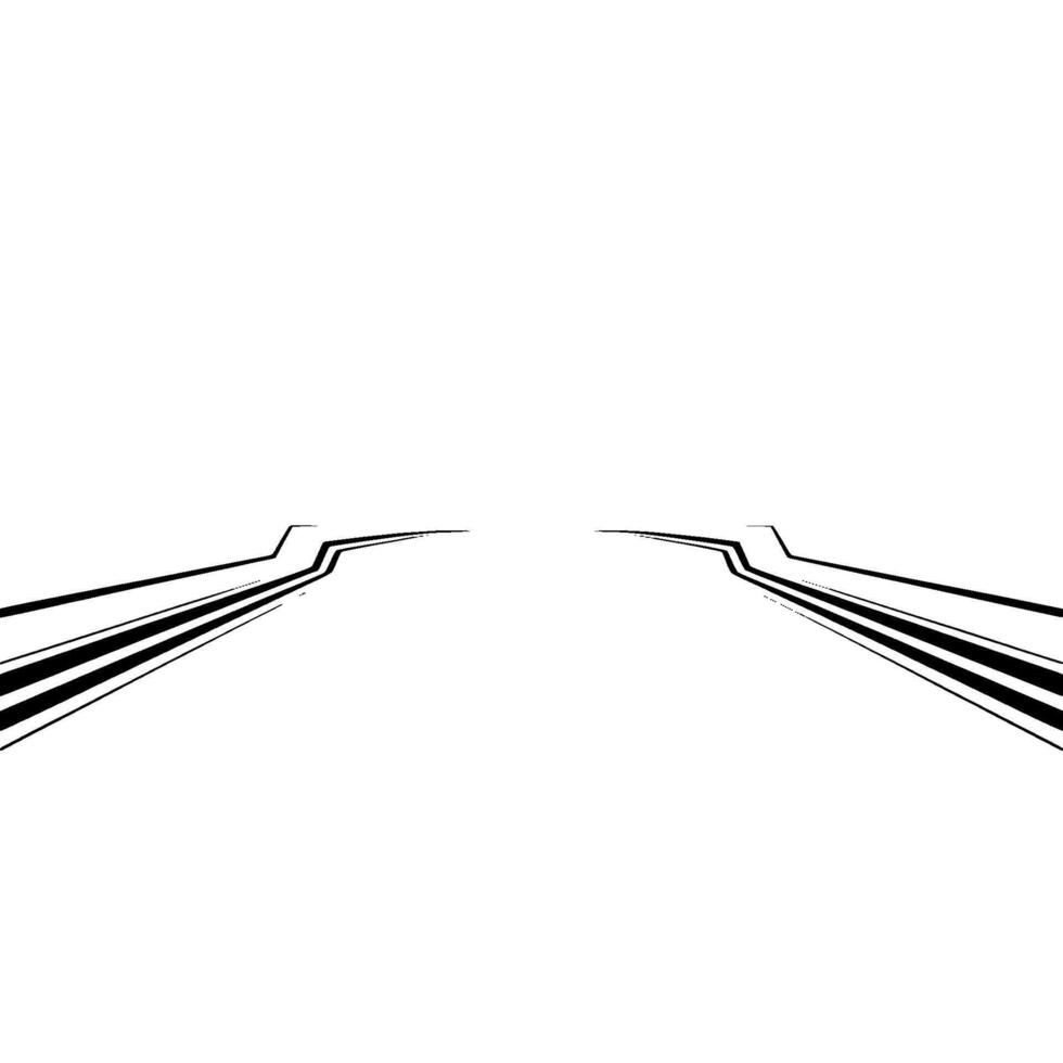 Abstract Perspective Lines on Gradient Background Modern vector