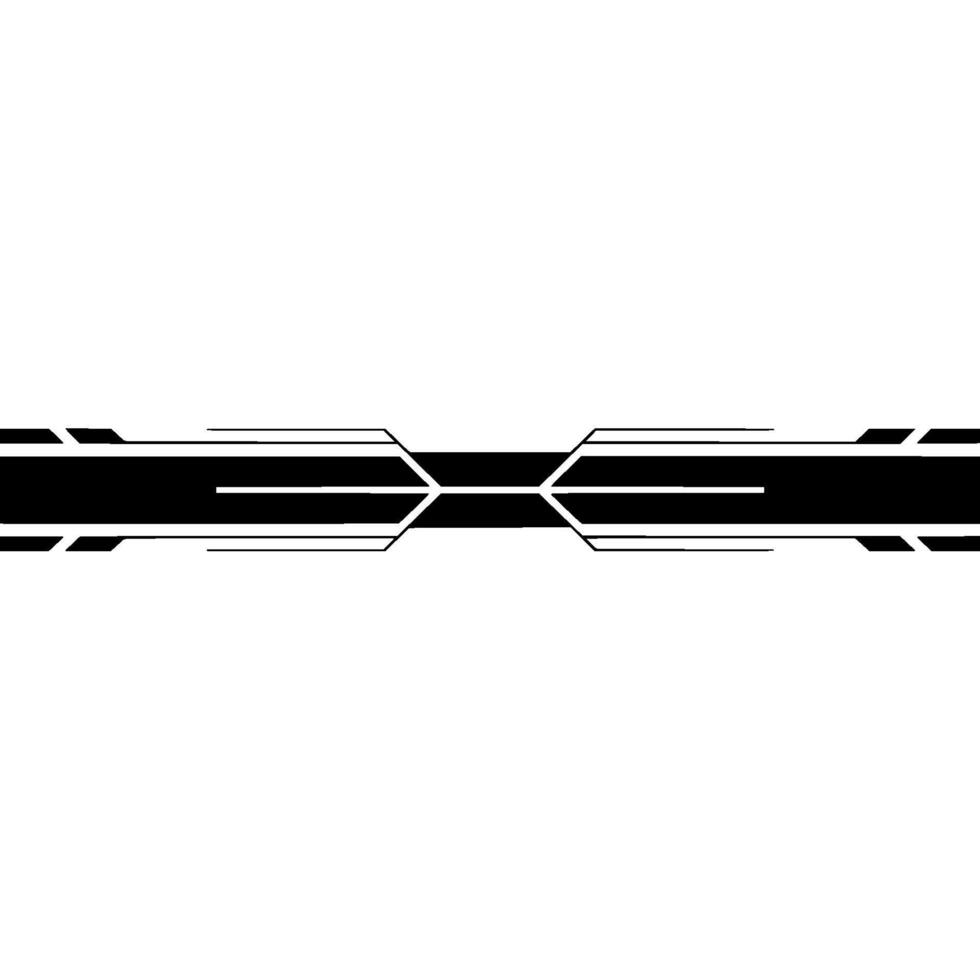 Minimalist Tech Line , Black on White Background vector