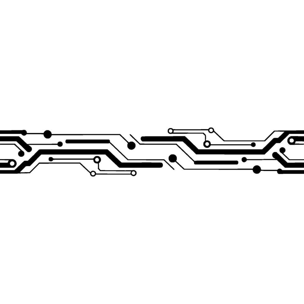 Abstract Circuit Board Edge, Minimalist Tech Background vector