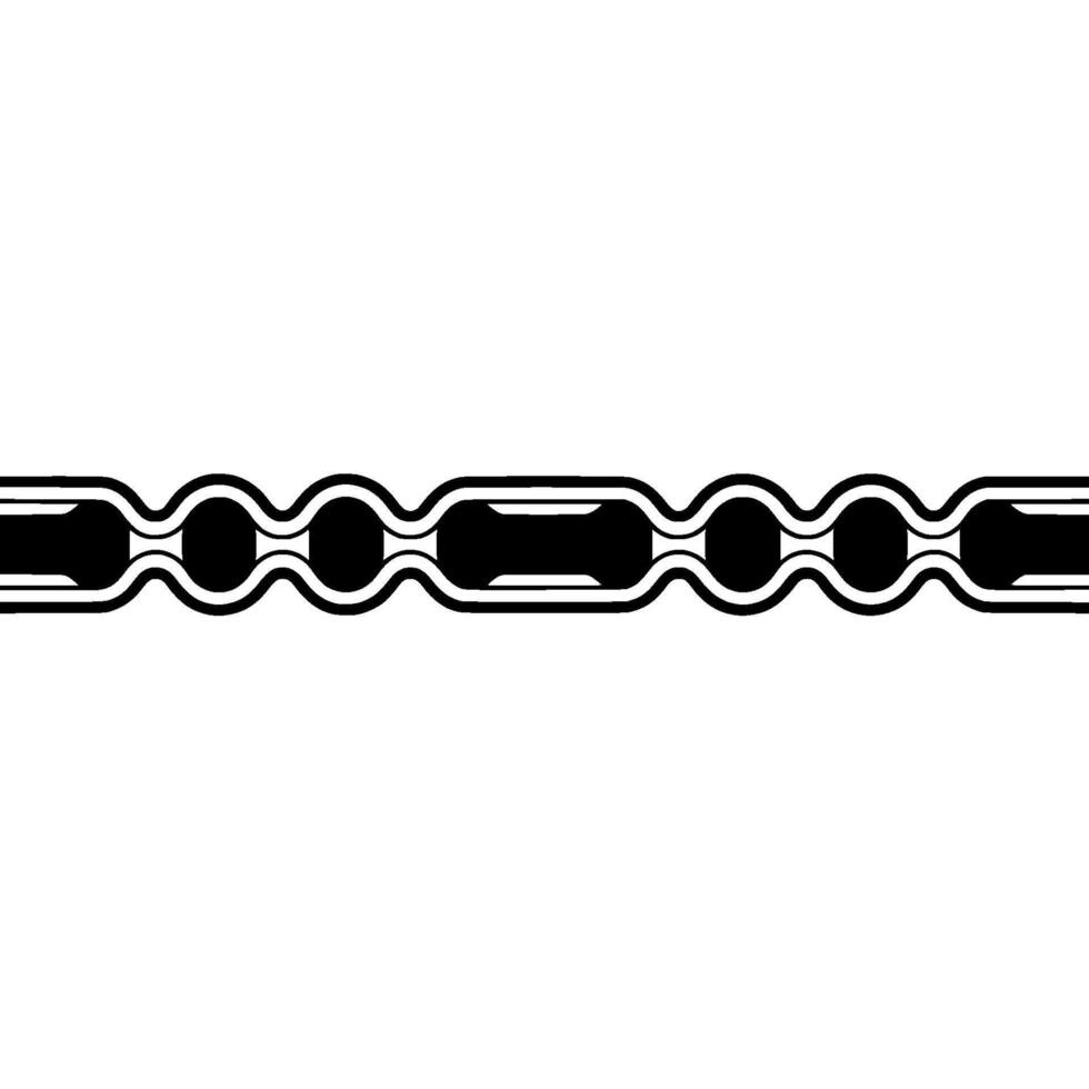 Abstract Black and White Pattern Repeating Geometric vector