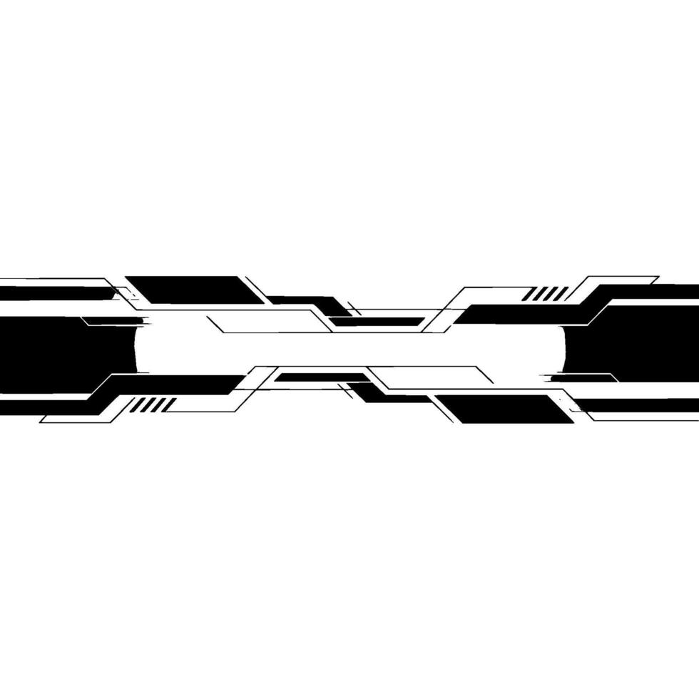 Abstract Tech Background With Geometric Lines, Minimalist vector