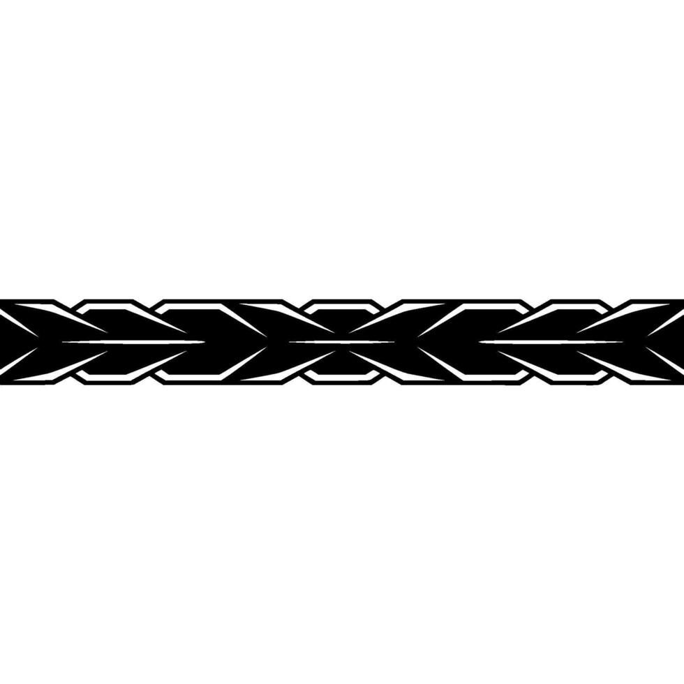 Geometric Braided Border on Gradient Background vector